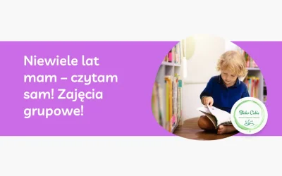 Niewiele lat mam – czytam sam! Zajęcia grupowe!